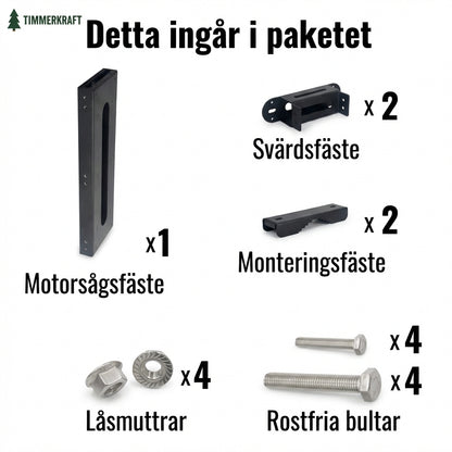 Timmerkrafts Motorsågsfäste - Säker transport i skogen