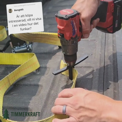 Timmerkraft StrapRull™ - Rulla spännbanden på sekunder